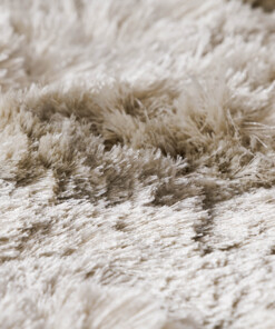 Tappeto in velluto - Auréa avorio - close up, thumbnail
