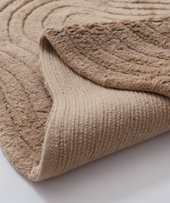 Tappeto da bagno organico - Stille beige - close up, thumbnail Tappeto da bagno organico - Stille beige - close up, thumbnail