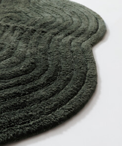 Tappeto da bagno organico - Stille verde - close up, thumbnail Tappeto da bagno organico - Stille verde - close up, thumbnail
