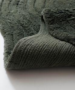 Tappeto da bagno organico - Stille verde - close up, thumbnail Tappeto da bagno organico - Stille verde - close up, thumbnail