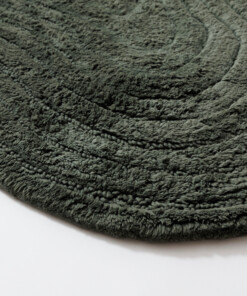 Tappeto da bagno organico - Stille verde - close up