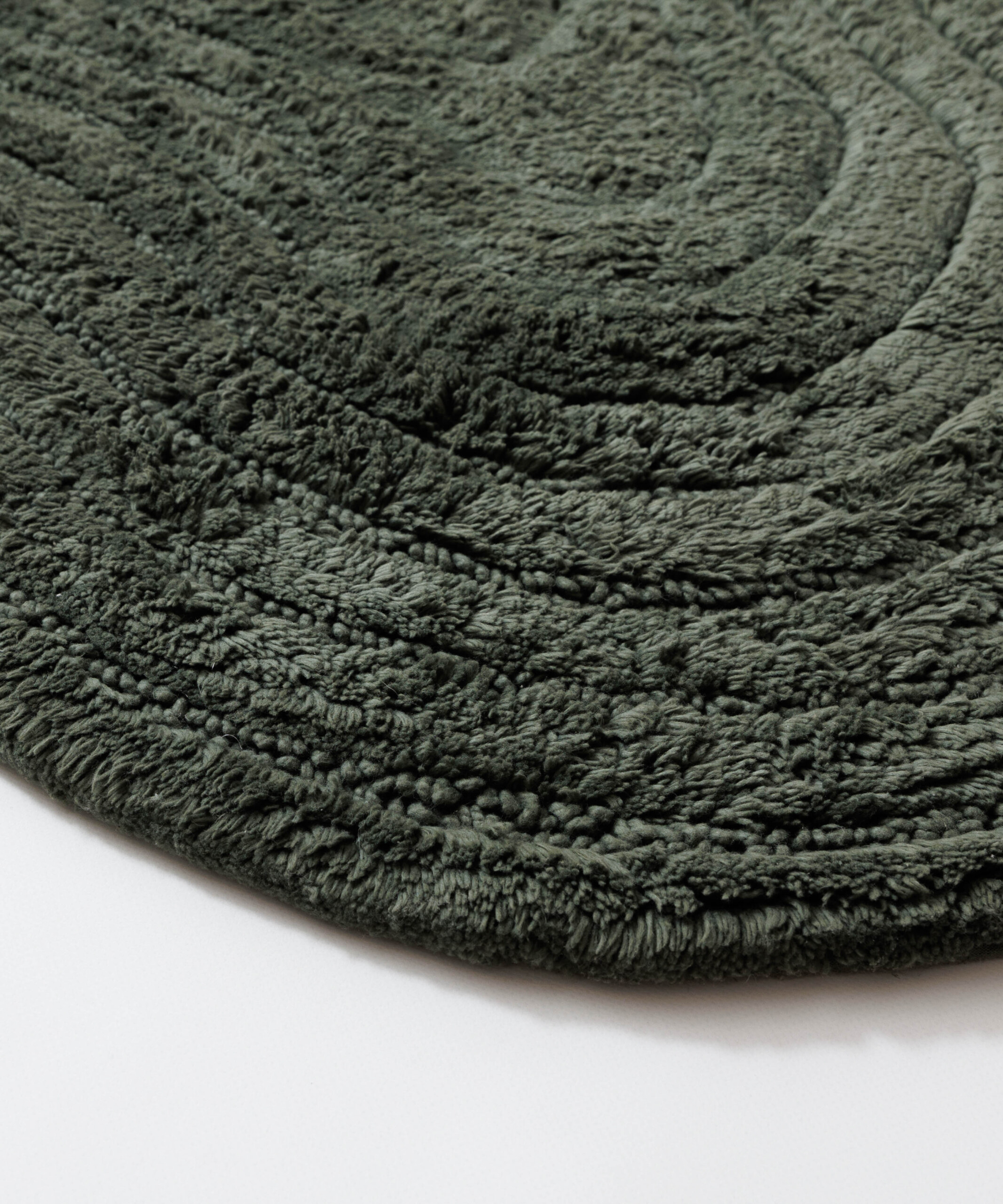Tappeto da bagno organico - Stille verde - close up Tappeto da bagno organico - Stille verde - close up