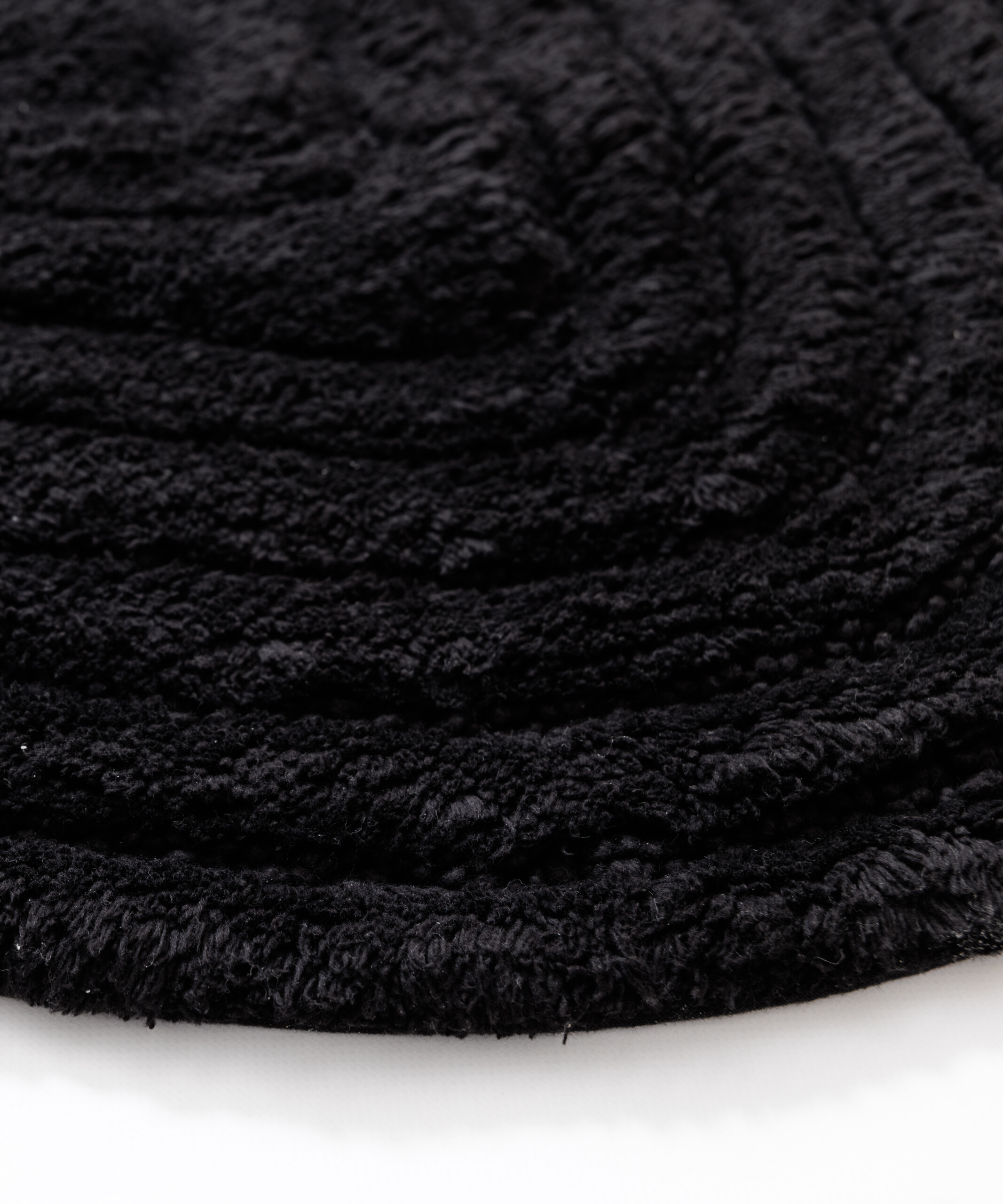 Tappeto da bagno organico - Stille nero - close up Tappeto da bagno organico - Stille nero - close up