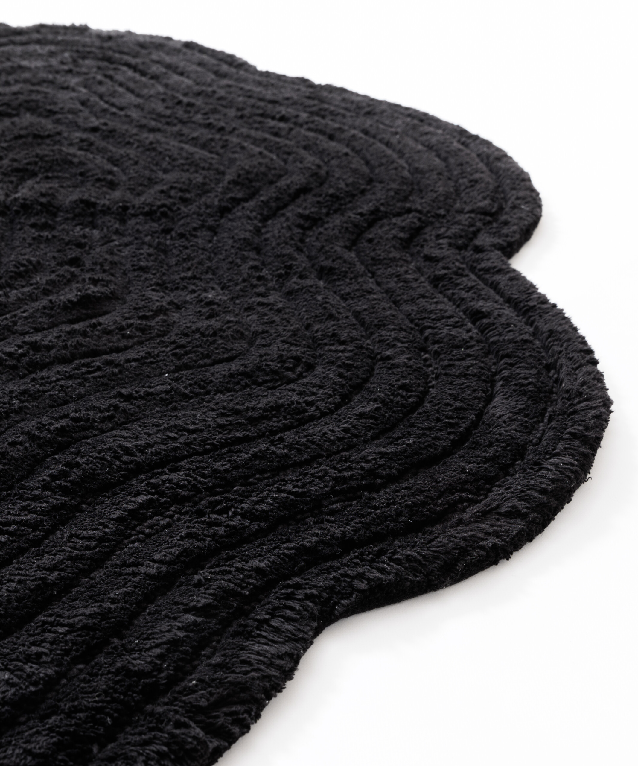 Tappeto da bagno organico - Stille nero - close up Tappeto da bagno organico - Stille nero - close up