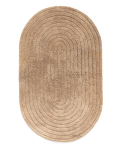 Tappeto da bagno ovale - Stille beige - overzicht