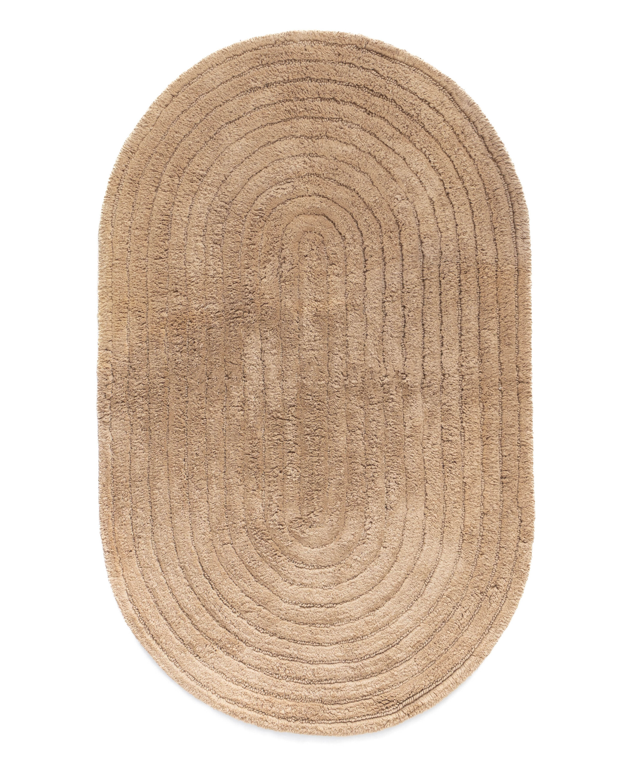 Tappeto da bagno ovale - Stille beige - overzicht Tappeto da bagno ovale - Stille beige - overzicht