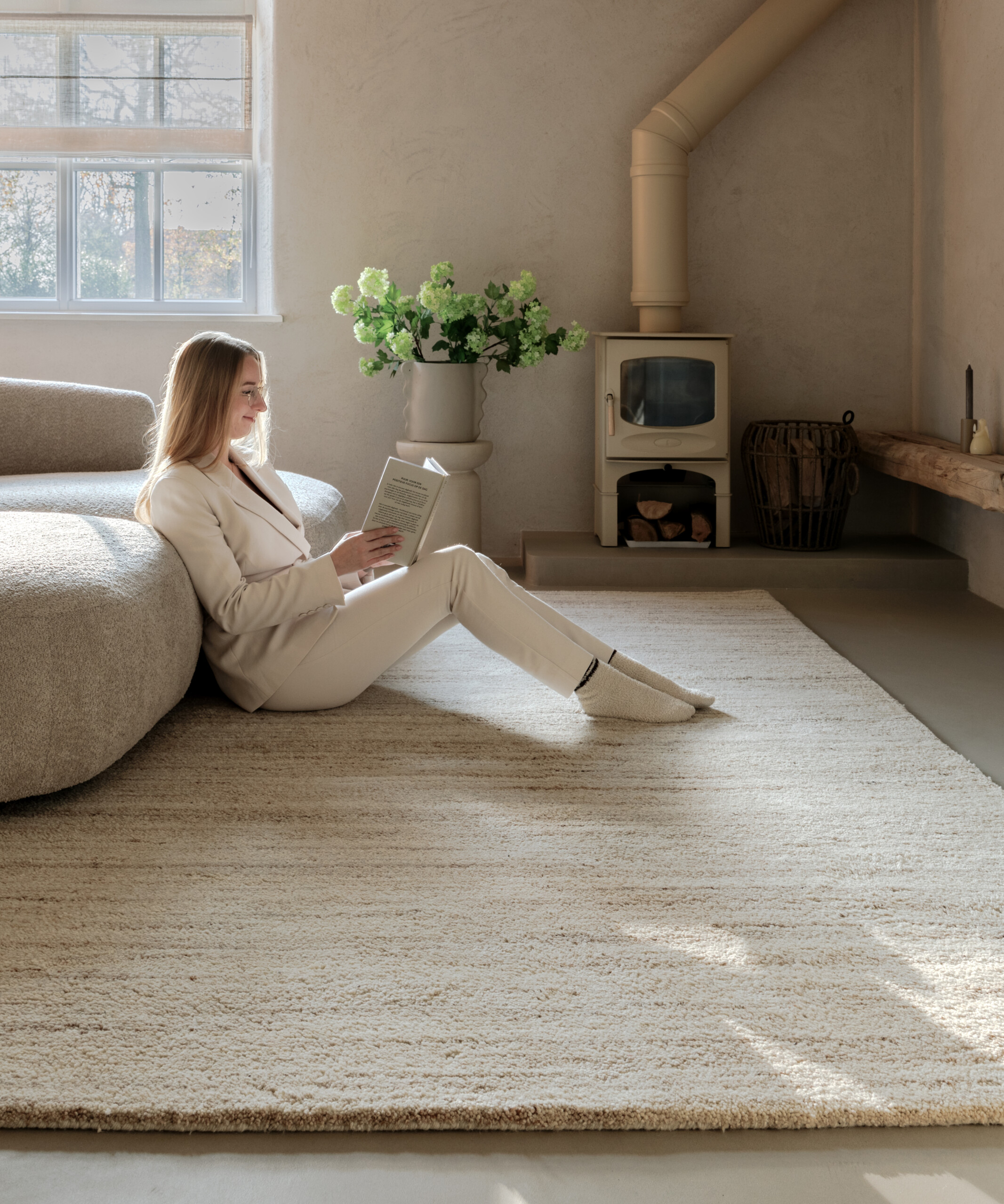 Tappeto berbero - Nomad beige - sfeer Tappeto berbero - Nomad beige - sfeer