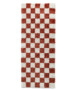 Passatoia a scacchiera - Check avorio/corallo - overzicht, thumbnail