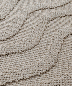 Tappeto da esterno - Dunor Ripple beige - close up, thumbnail Tappeto da esterno - Dunor Ripple beige - close up, thumbnail