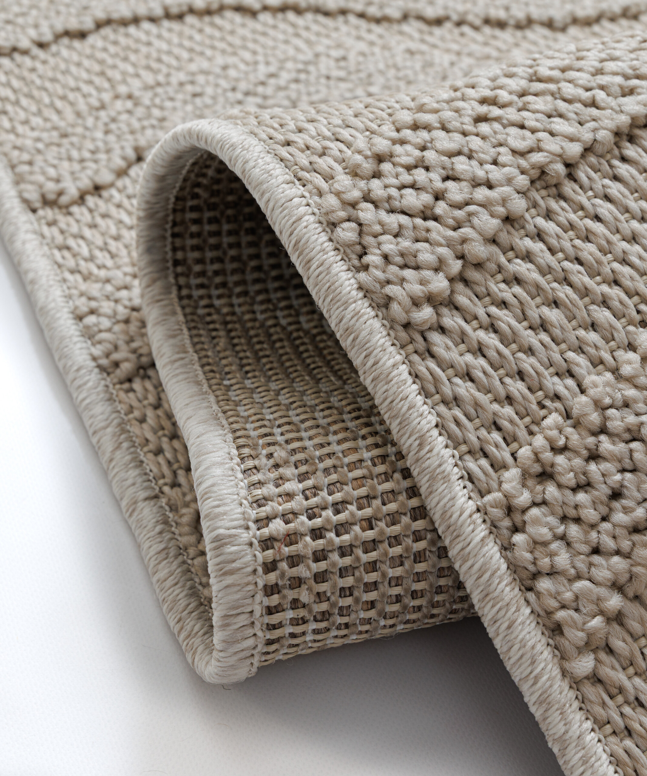 Tappeto da esterno - Dunor Ripple beige - close up Tappeto da esterno - Dunor Ripple beige - close up