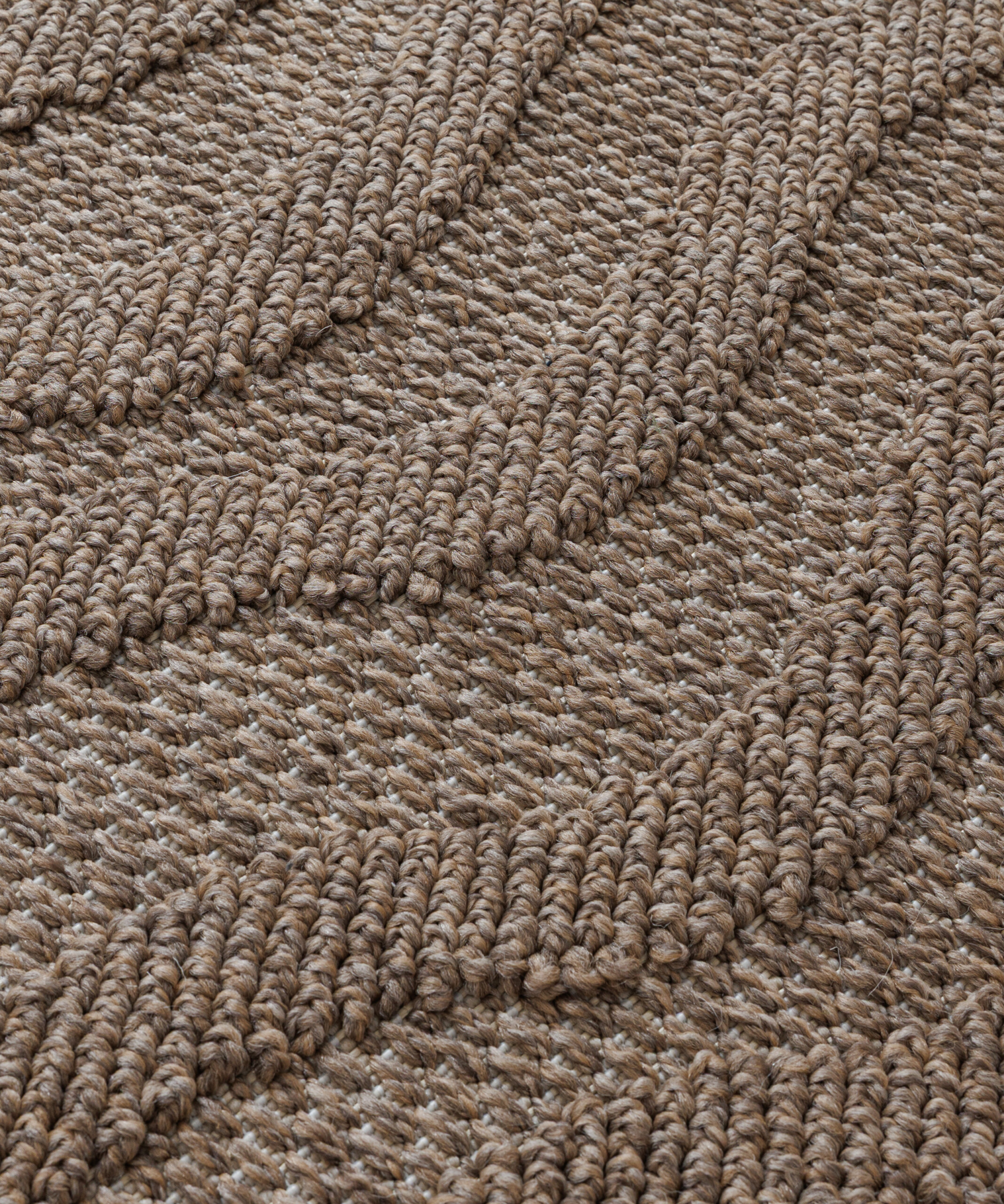 Tappeto da esterno - Dunor Ripple marrone - close up Tappeto da esterno - Dunor Ripple marrone - close up
