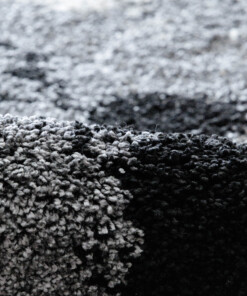 Tappeto rotondo a pelo lungo Marble Artisan - Grigio - close up, thumbnail Tappeto rotondo a pelo lungo Marble Artisan - Grigio - close up, thumbnail