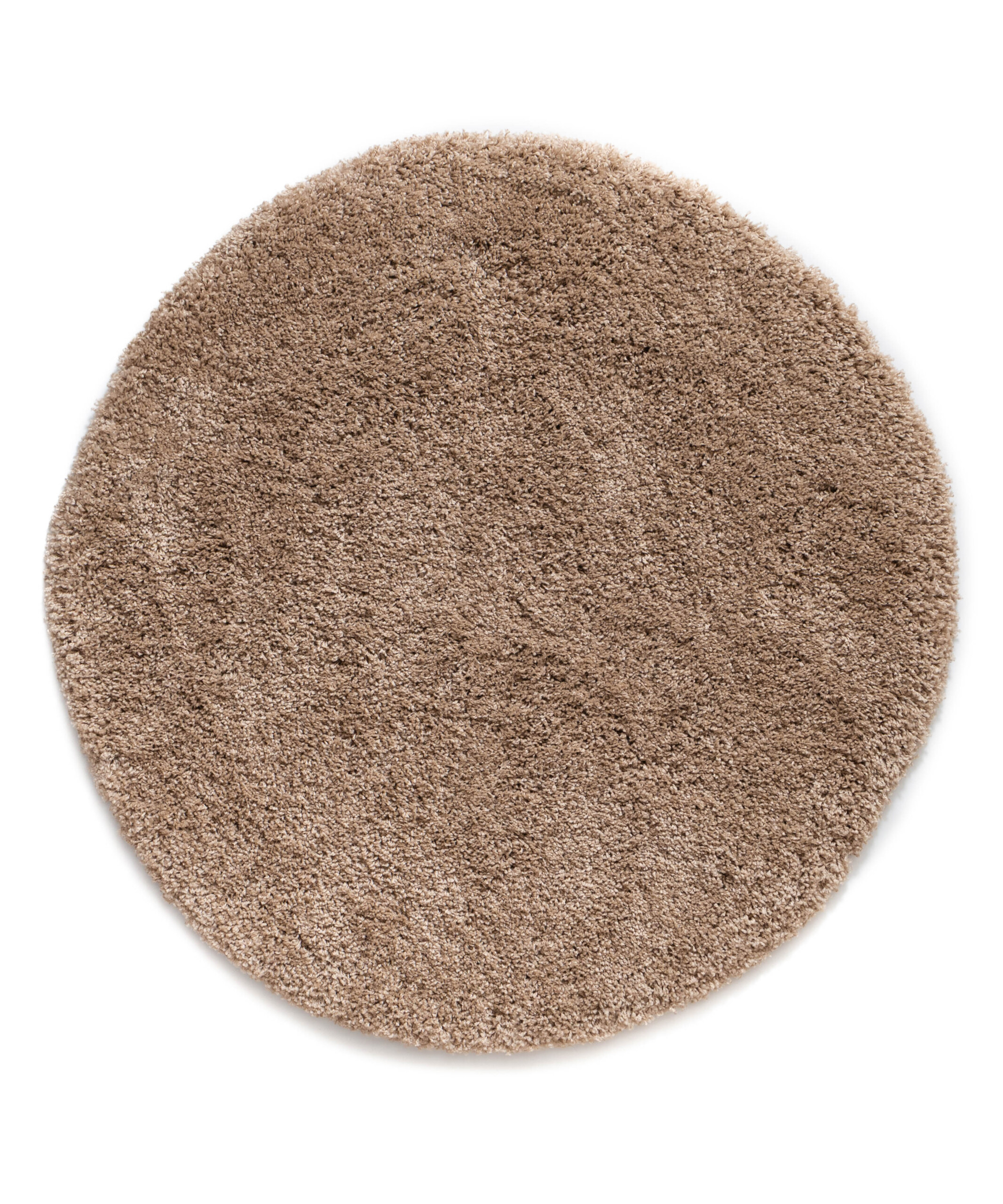 Tappeto rotondo a pelo lungo Shaggy Grand - Beige - overzicht Tappeto rotondo a pelo lungo Shaggy Grand - Beige - overzicht