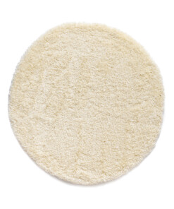 Tappeto rotondo a pelo lungo Shaggy Grand - Crema - overzicht