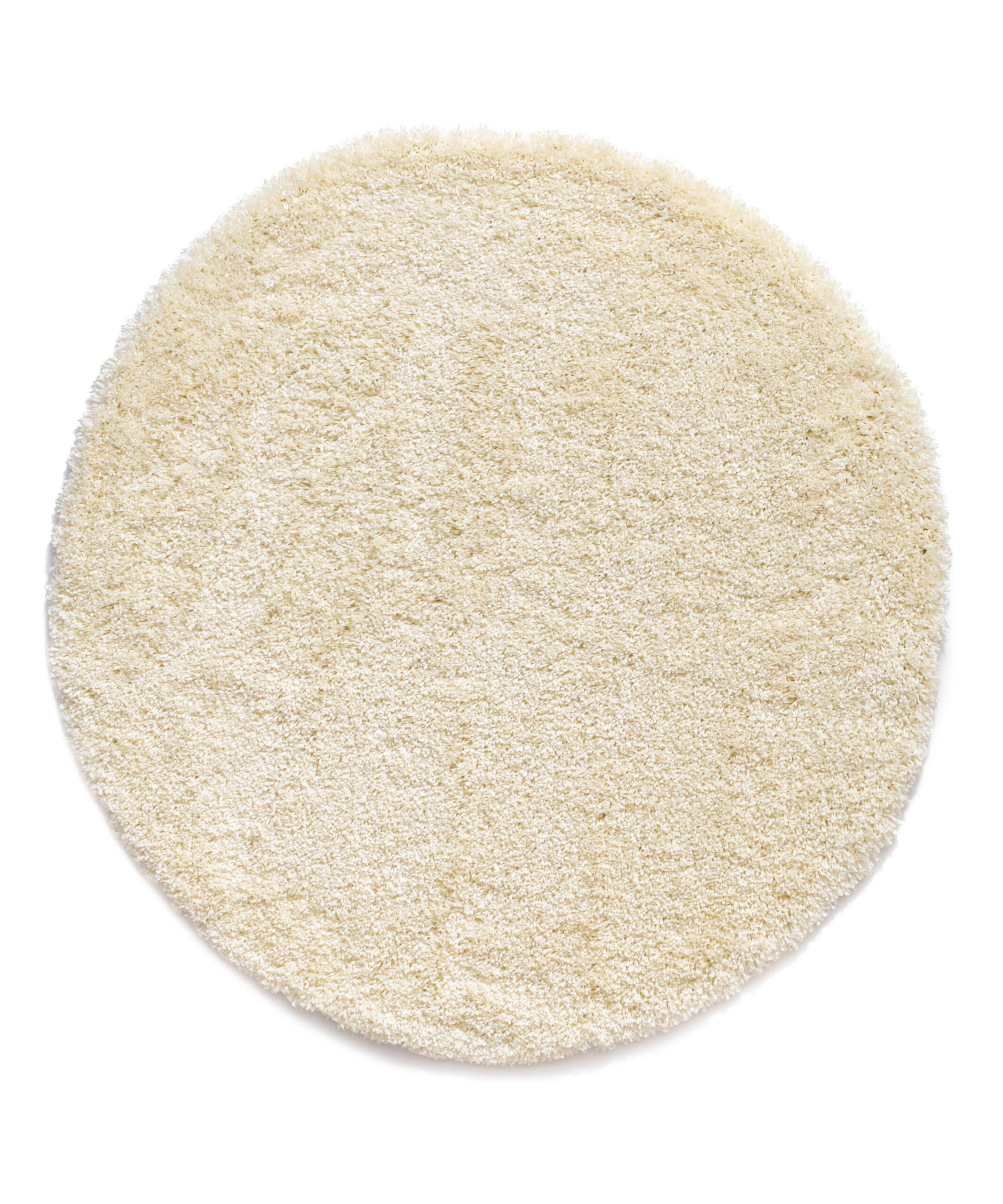 Tappeto rotondo a pelo lungo Shaggy Grand - Crema - overzicht Tappeto rotondo a pelo lungo Shaggy Grand - Crema - overzicht