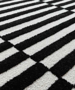 Tappeto pelo corto - Nivo Step crema/nero - close up, thumbnail Tappeto pelo corto - Nivo Step crema/nero - close up, thumbnail