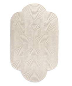 Tappeto design organico - Balans avorio - overzicht