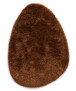 Tappeto organico shaggy - Sveve Pebble cognac - overzicht, thumbnail