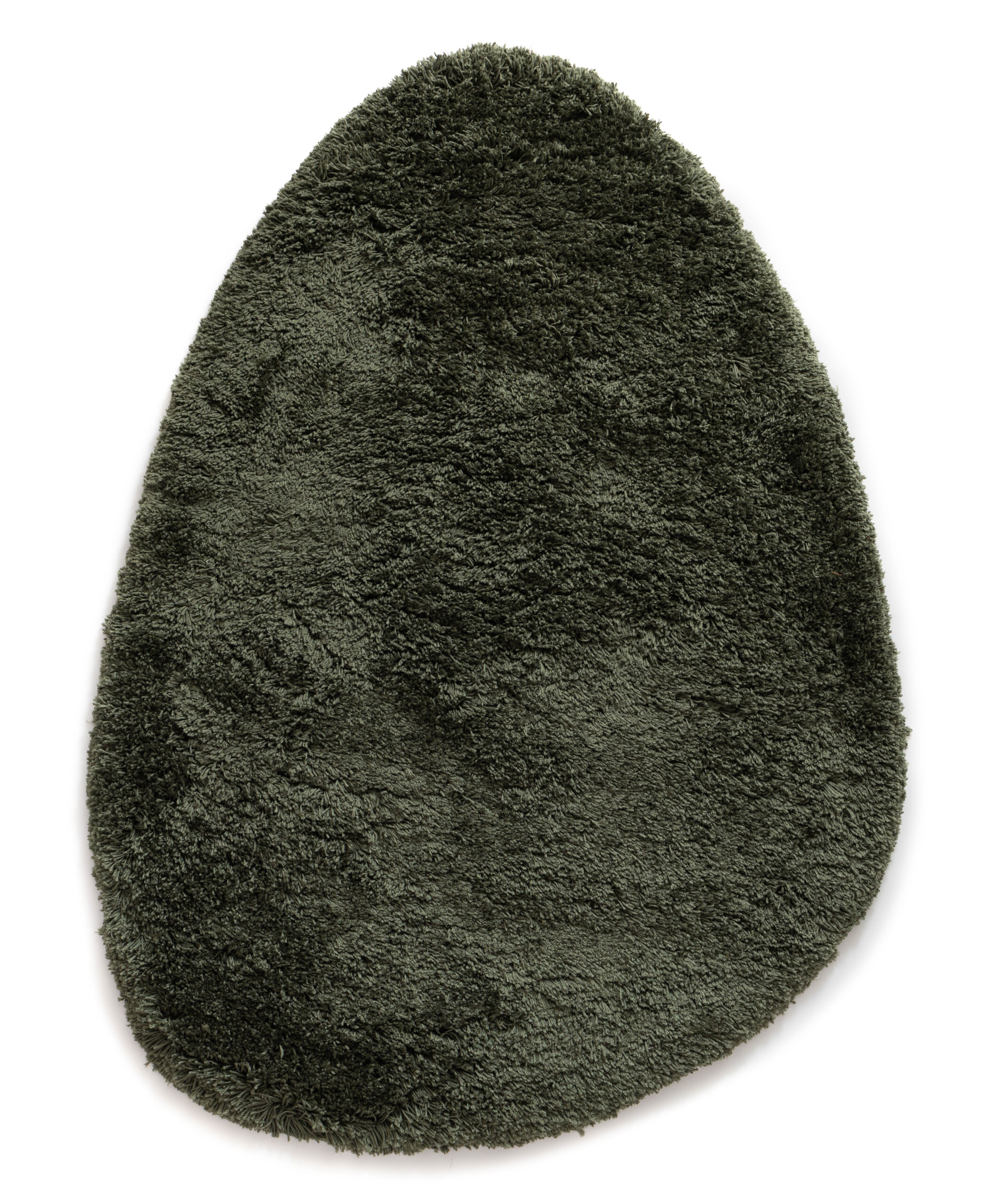 Tappeto organico shaggy - Sveve Pebble verde muschio - overzicht Tappeto organico shaggy - Sveve Pebble verde muschio - overzicht