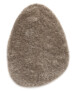 Tappeto peloso forma irregolare - Sveve Pebble colore della sabbia - overzicht, thumbnail