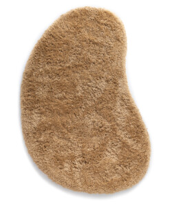 Tappeto organico shaggy - Sveve beige - overzicht
