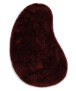 Tappeto organico shaggy - Sveve bordeaux - overzicht, thumbnail