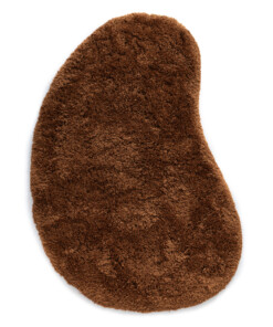 Tappeto organico shaggy - Sveve cognac - overzicht