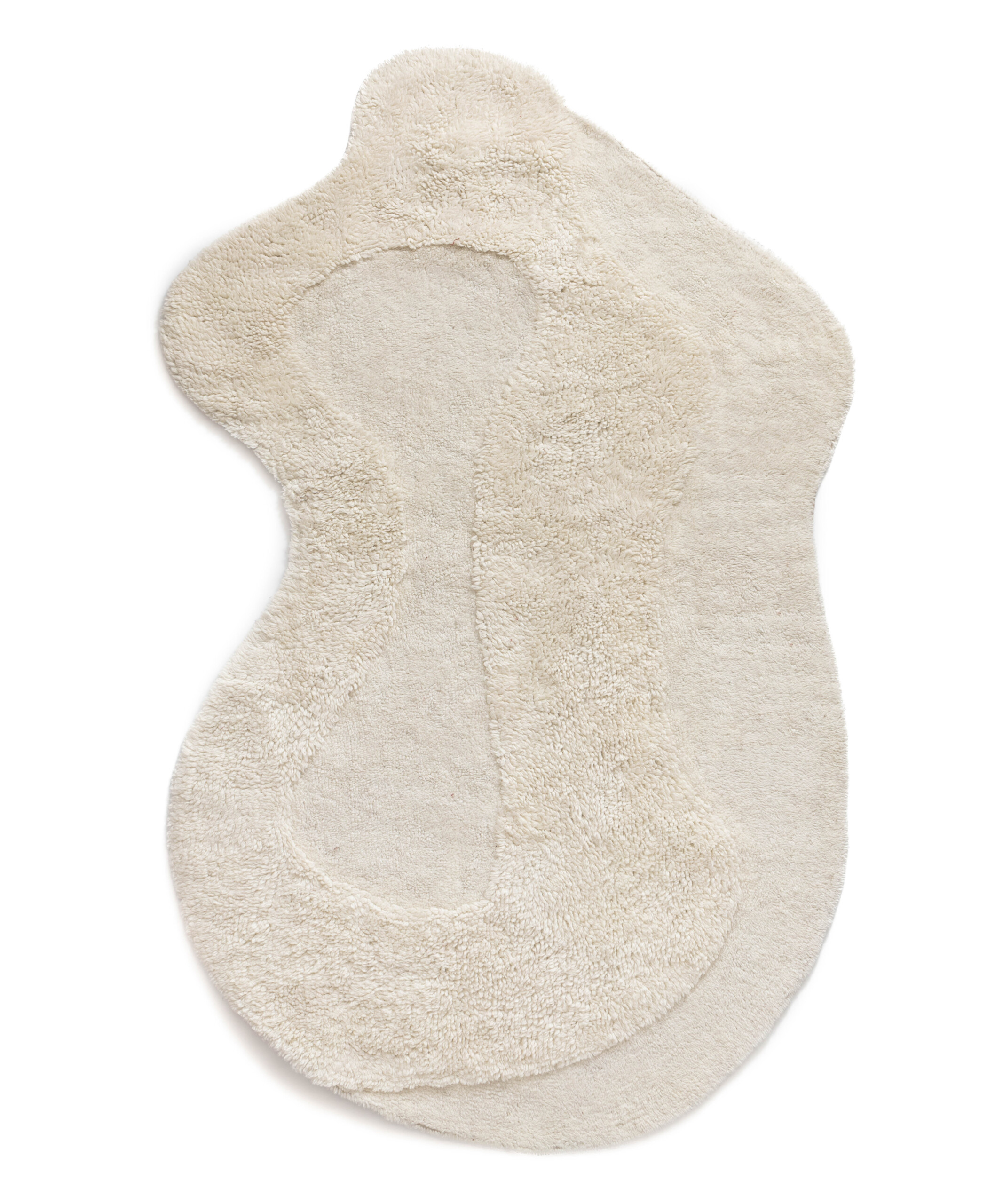 Tappeto organico - Tjørne Mose avorio - overzicht Tappeto organico - Tjørne Mose avorio - overzicht