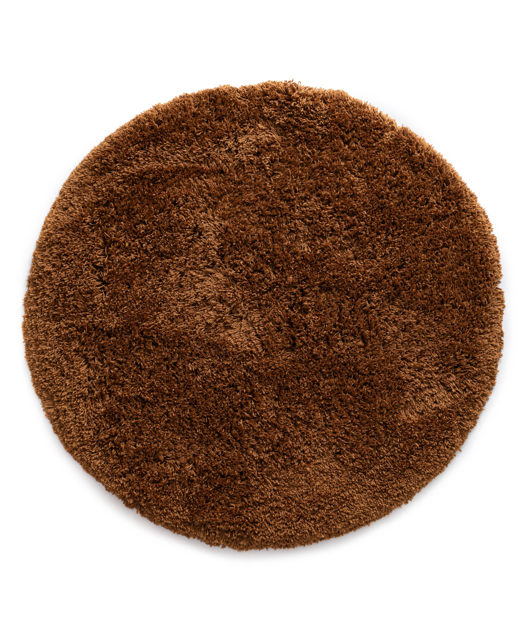 Tappeto rotondo shaggy - Sveve cognac - overzicht Tappeto rotondo shaggy - Sveve cognac - overzicht