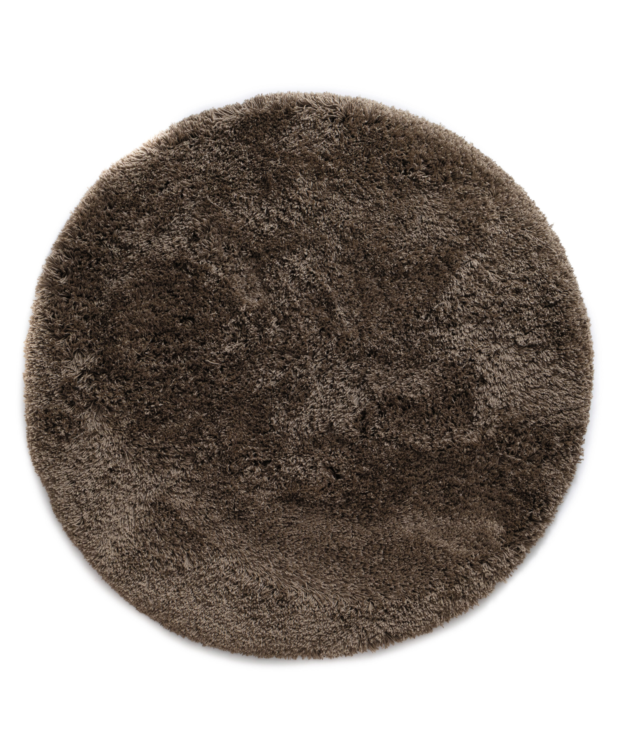 Tappeto rotondo shaggy - Sveve taupe - overzicht Tappeto rotondo shaggy - Sveve taupe - overzicht