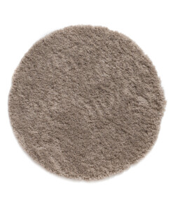 Tappeto rotondo a pelo lungo Cozy Shaggy - Beige - overzicht