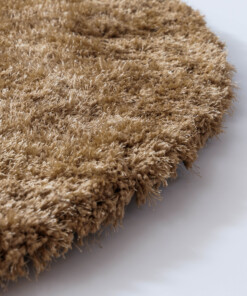 Tappeto rotondo Shaggy - Meadow Beige - close up, thumbnail Tappeto rotondo Shaggy - Meadow Beige - close up, thumbnail
