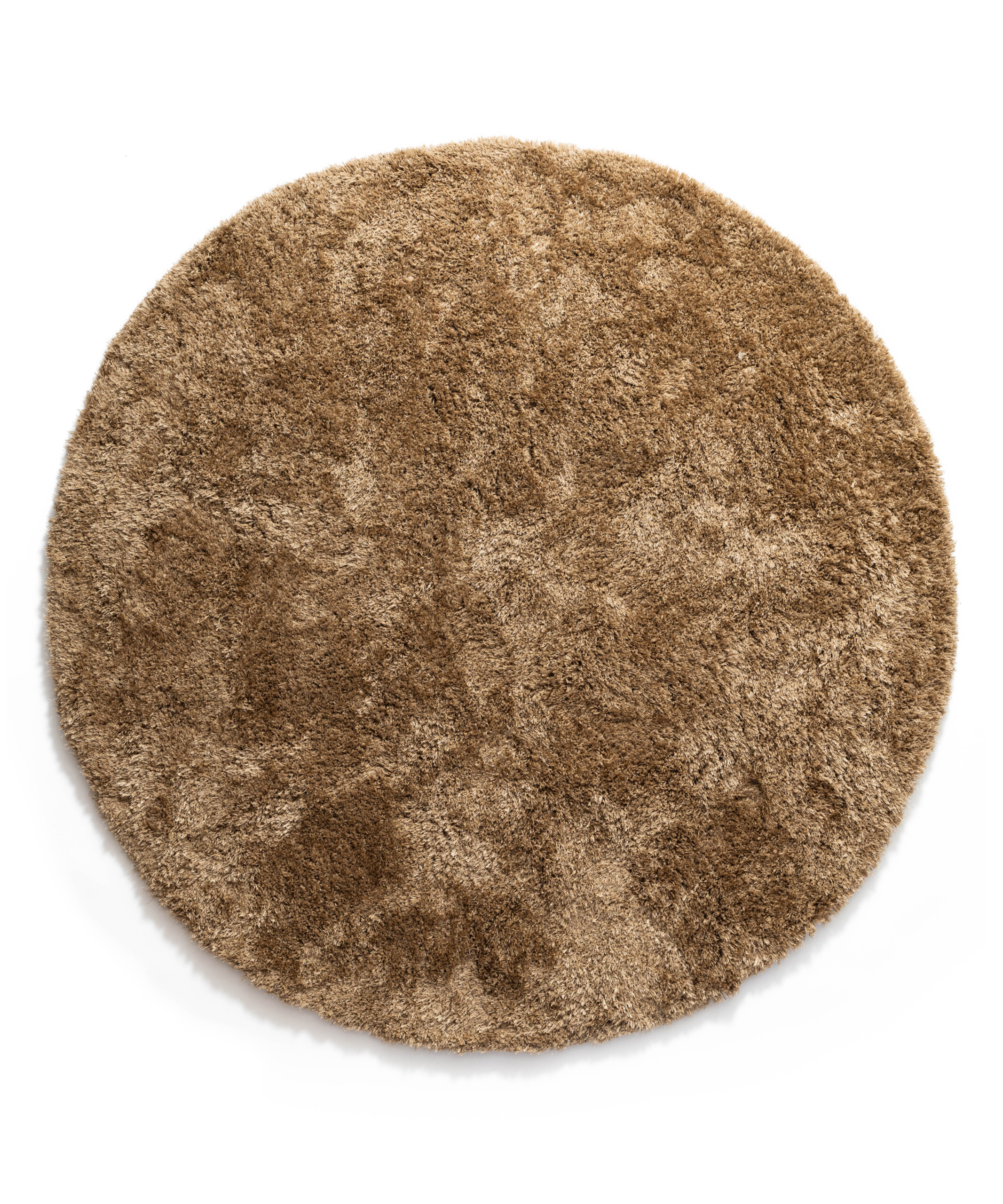 Tappeto rotondo Shaggy - Meadow Beige - overzicht Tappeto rotondo Shaggy - Meadow Beige - overzicht