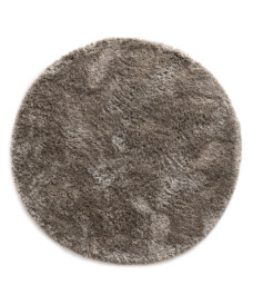 Tappeto rotondo Shaggy - Meadow Grigio - overzicht, thumbnail