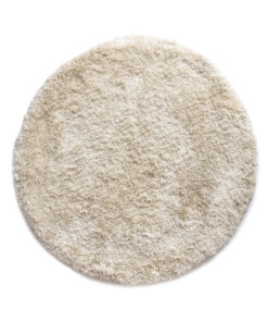 Tappeto rotondo Shaggy - Meadow Crema - overzicht