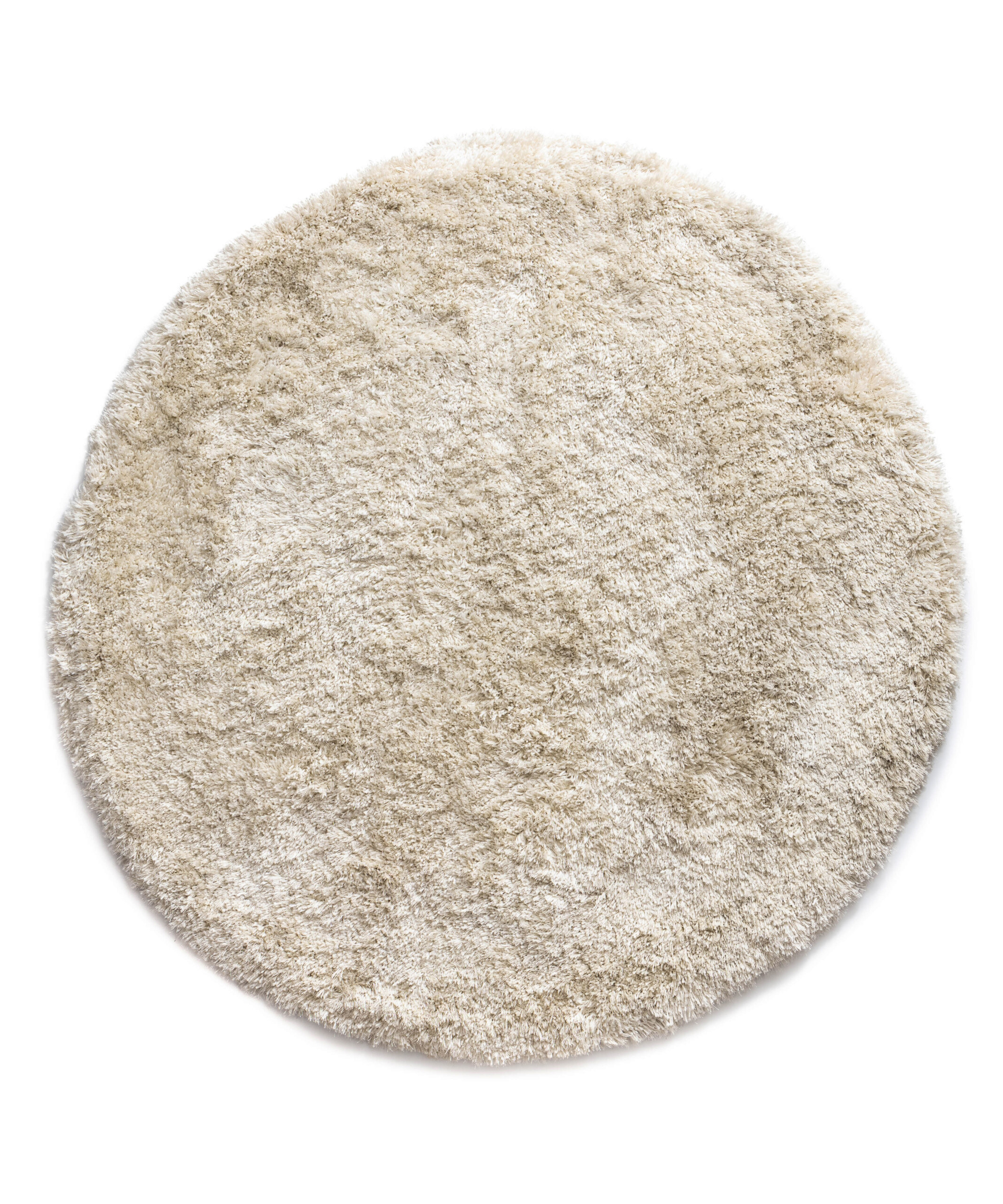 Tappeto rotondo Shaggy - Meadow Crema - overzicht Tappeto rotondo Shaggy - Meadow Crema - overzicht