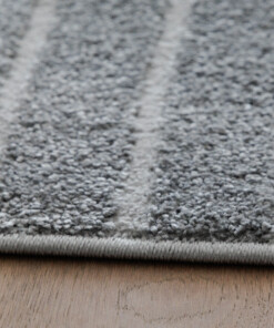 Tappeto stile scandinavo - Contour Edge Grigio - close up, thumbnail Tappeto stile scandinavo - Contour Edge Grigio - close up, thumbnail