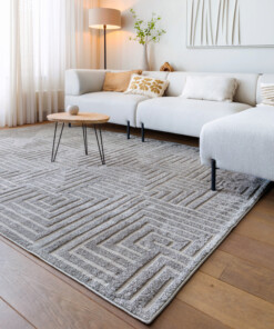 Tappeto stile scandinavo - Contour Gem Grigio - sfeer, thumbnail