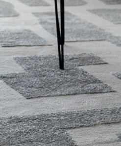 Tappeto stile scandinavo - Contour Stone Grigio - close up, thumbnail Tappeto stile scandinavo - Contour Stone Grigio - close up, thumbnail