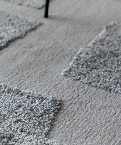 Tappeto stile scandinavo - Contour Stone Grigio - close up, thumbnail Tappeto stile scandinavo - Contour Stone Grigio - close up, thumbnail