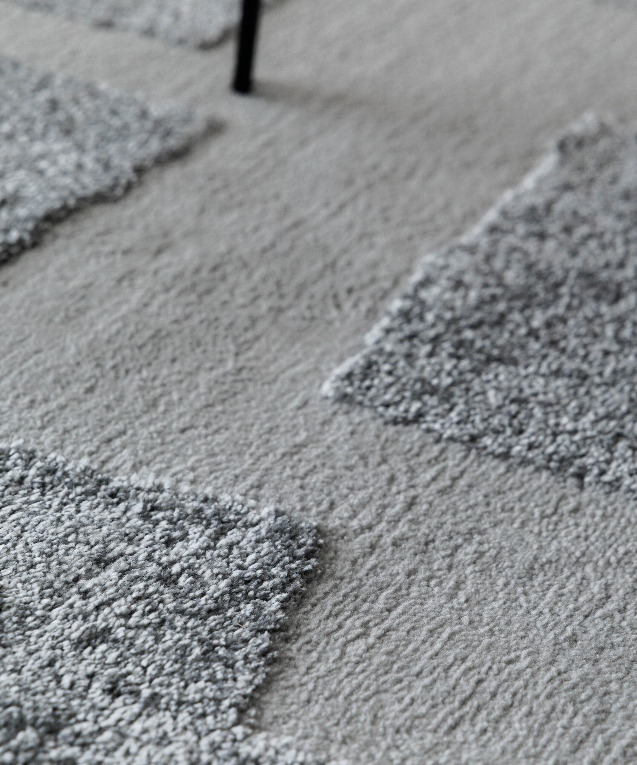 Tappeto stile scandinavo - Contour Stone Grigio - close up Tappeto stile scandinavo - Contour Stone Grigio - close up