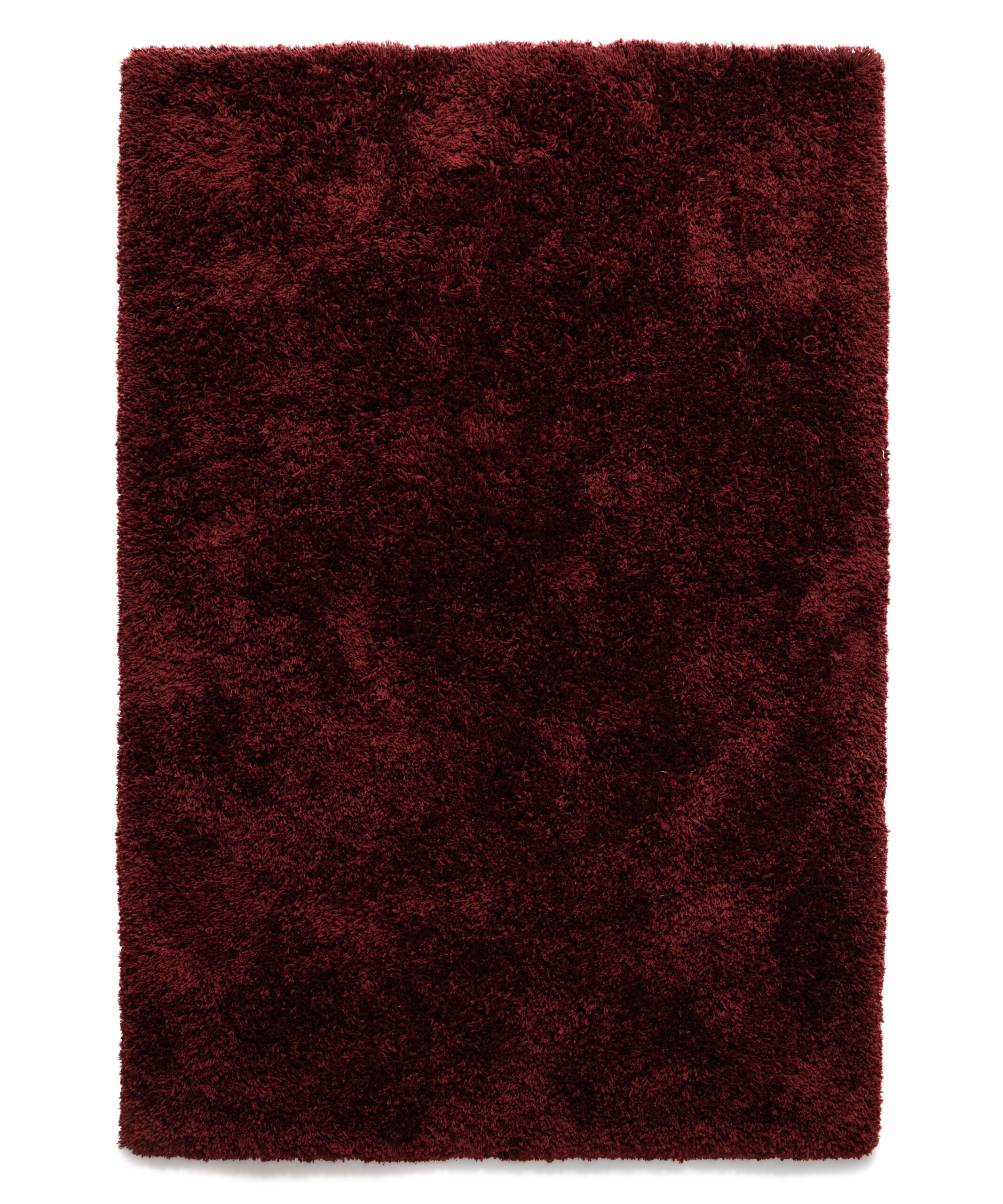 Tappeto shaggy - Sveve bordeaux - overzicht Tappeto shaggy - Sveve bordeaux - overzicht