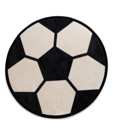 Tappeto rotondo bambini - Pluffy Soccer multi - overzicht, thumbnail