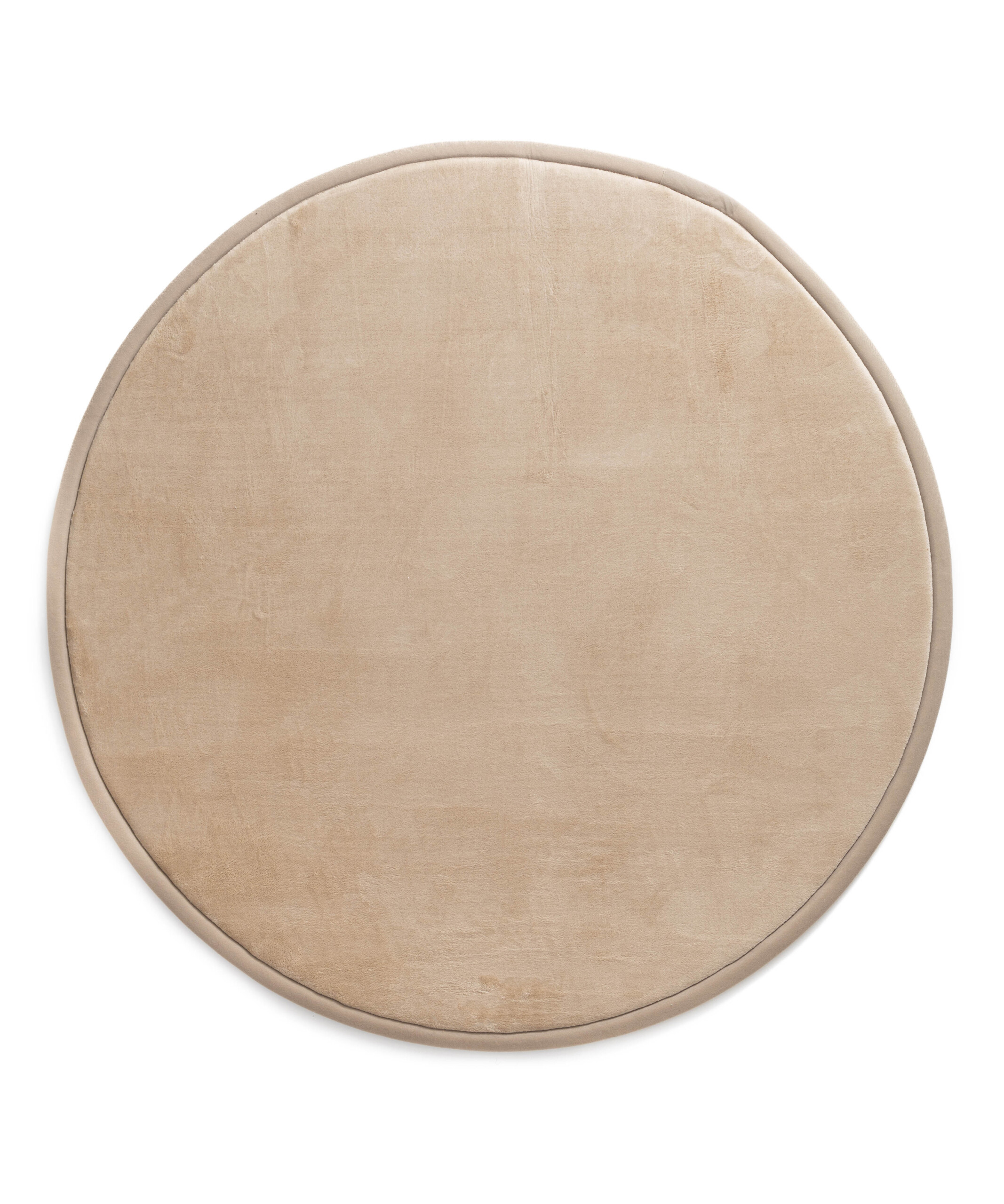 Tappeto rotondo bambini - Pluffy beige - overzicht Tappeto rotondo bambini - Pluffy beige - overzicht