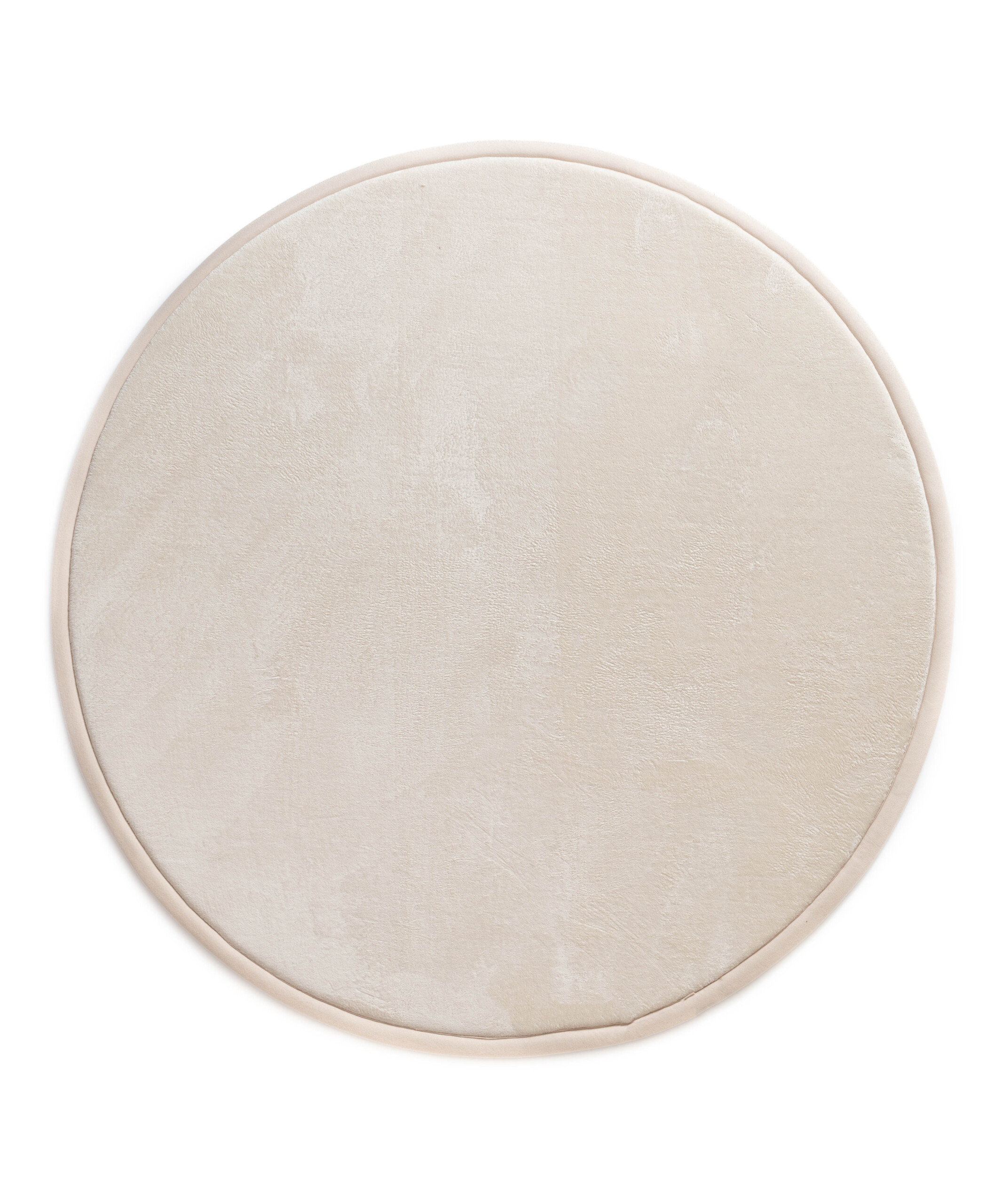 Tappeto rotondo bambini - Pluffy crema - overzicht Tappeto rotondo bambini - Pluffy crema - overzicht