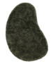 Tappeto organico shaggy - Sveve verde muschio - overzicht, thumbnail