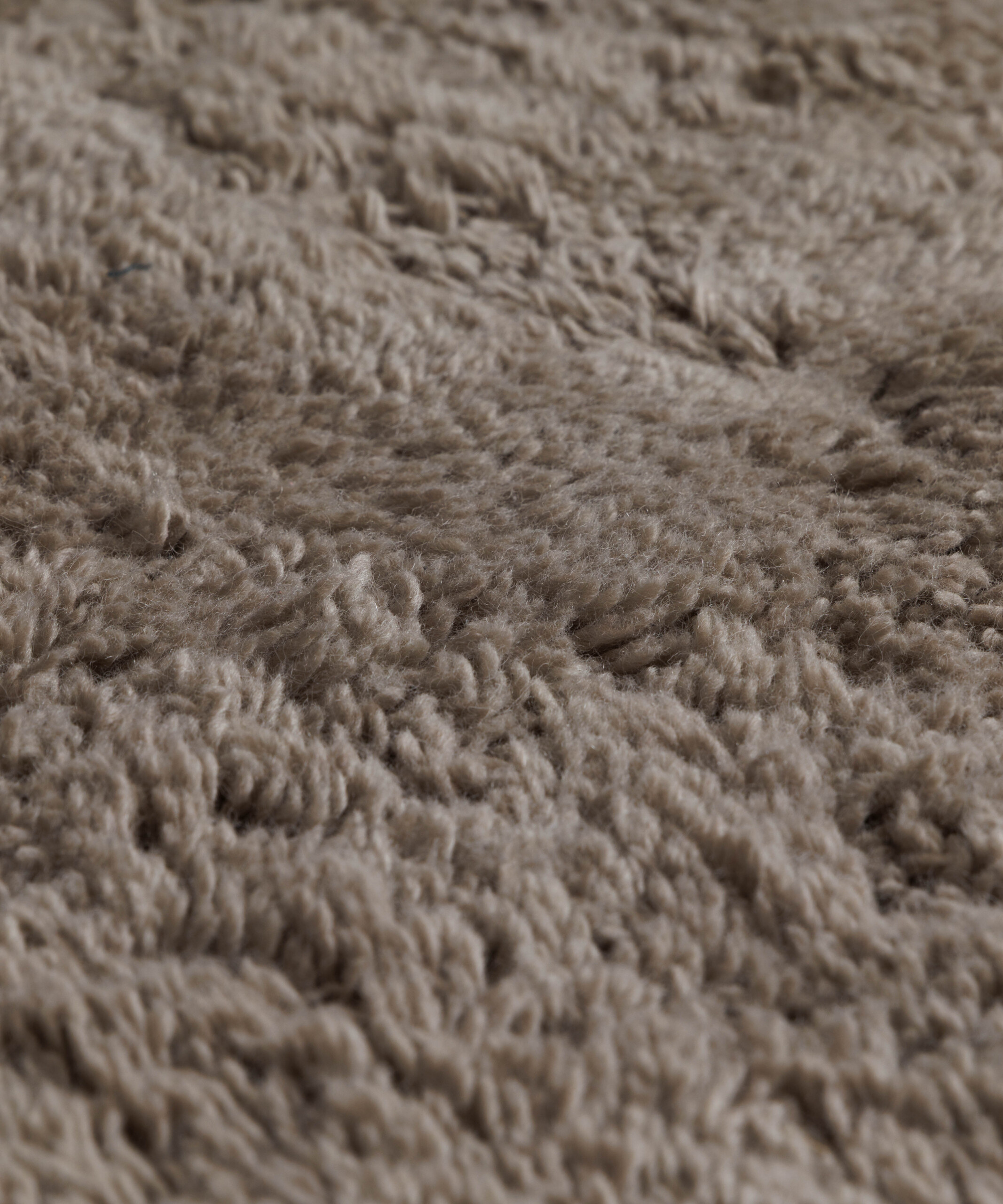 Tappeto organico - Tjørne Swell tortora - close up Tappeto organico - Tjørne Swell tortora - close up