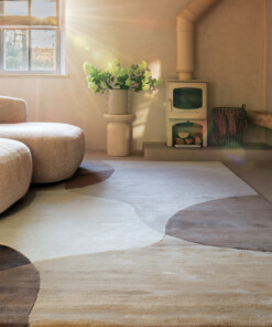 Tappeto in lana - Dune beige - sfeer, thumbnail