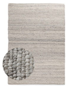 Tappeto in lana - Heimur grigio/naturale - overzicht
