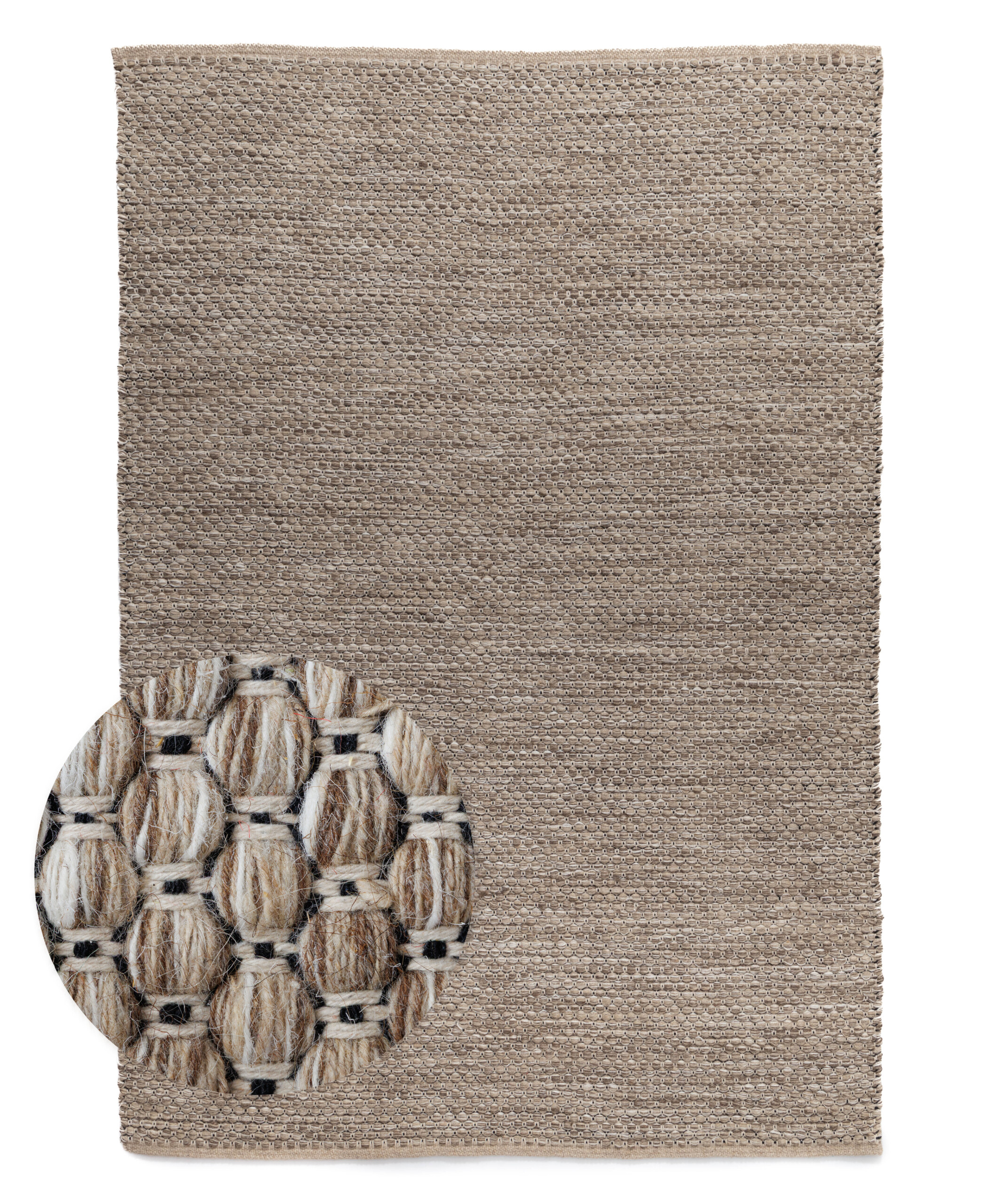 Tappeto in lana - Huldra beige - overzicht Tappeto in lana - Huldra beige - overzicht